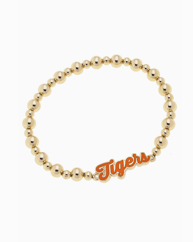 Clemson Tigers Autograph Enamel Stretch Bracelet