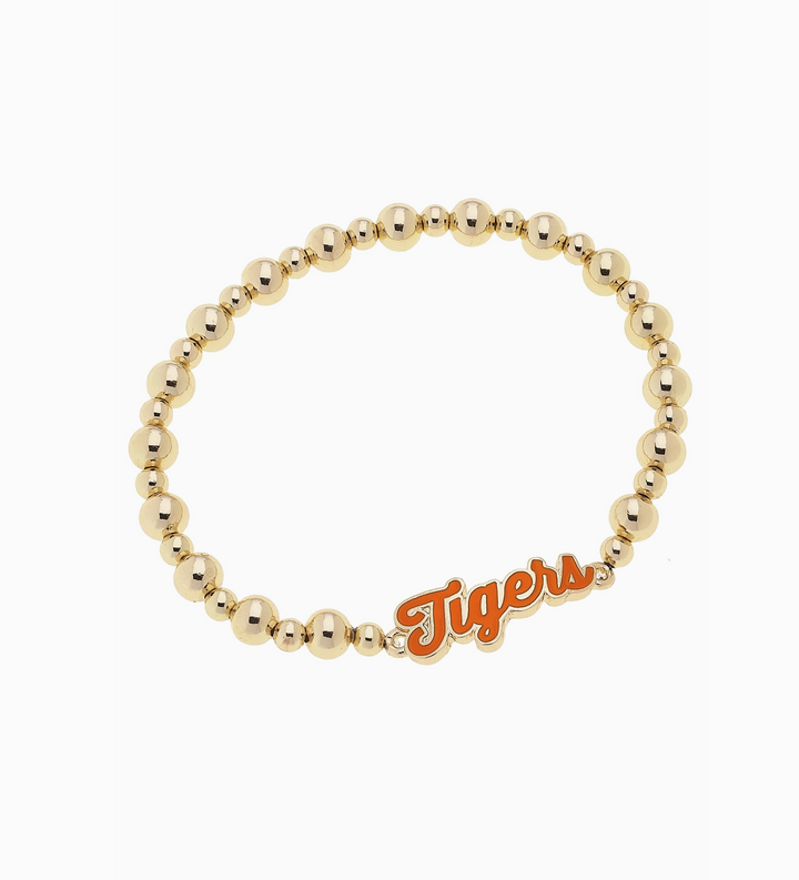 Clemson Tigers Autograph Enamel Stretch Bracelet