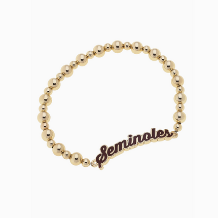 Florida State Seminoles Autograph Enamel Stretch Bracelet