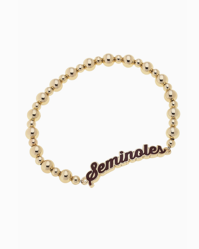 Florida State Seminoles Autograph Enamel Stretch Bracelet
