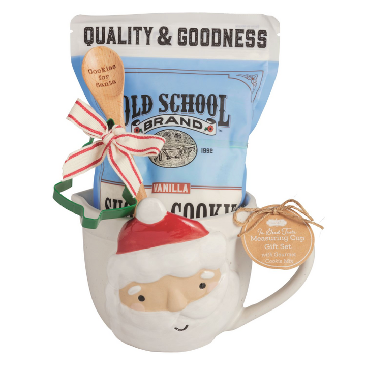 Santa Measuring Cup & Cookie Mix Gift Set