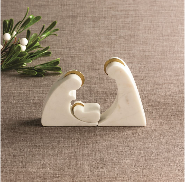 Gold Marble Nativity