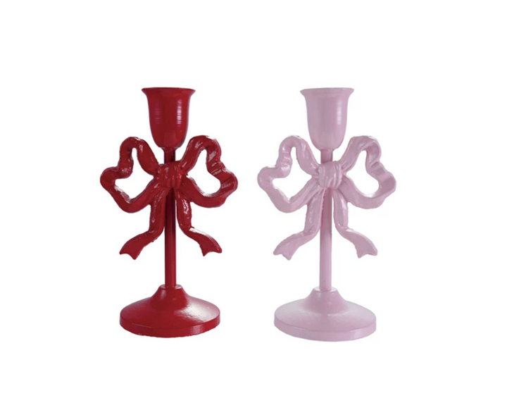 Cast Iron Bow Taper Holder