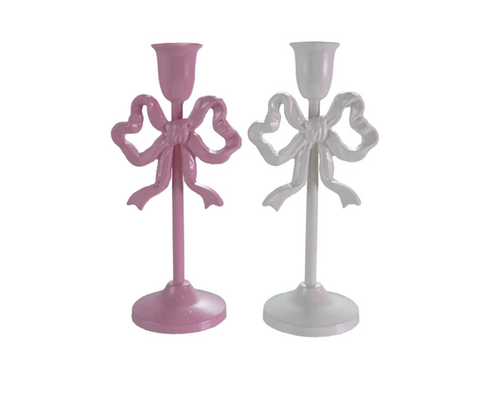 Cast Iron Bow Taper Holder