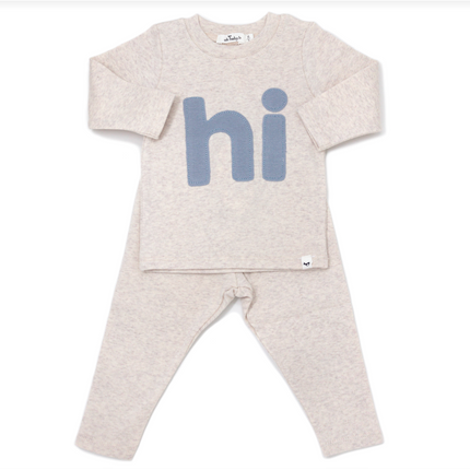 Fog 'Hi' Long Sleeve 2pc Set
