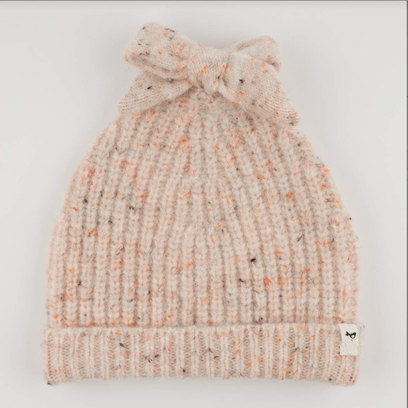 Speckled Scandi Bow Hat