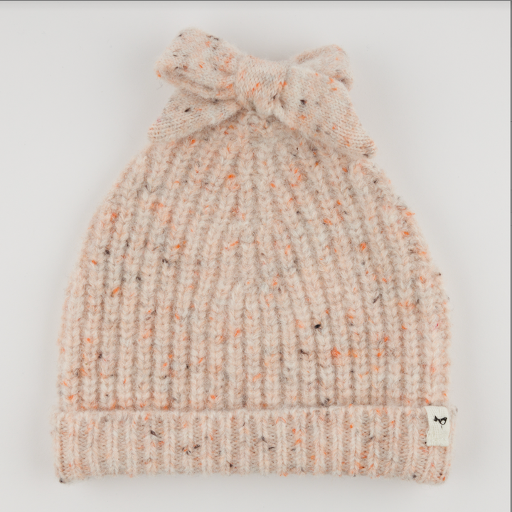 Speckled Scandi Bow Hat