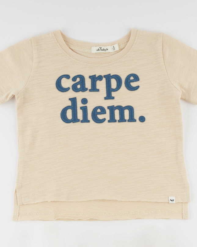 Carpe Diem Raw Edge Shirt