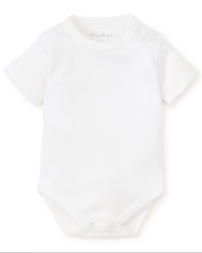Kissy Pointelle Short Sleeve Body