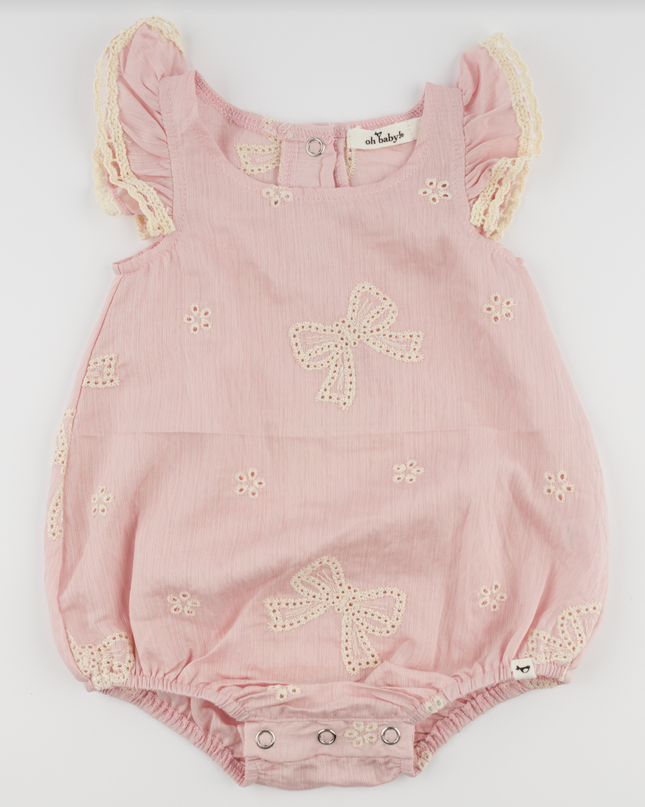 Embroidery Bows Flutter Bubble