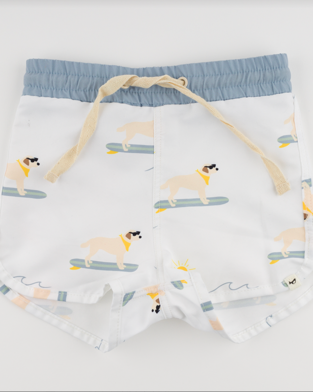 Surfing Dog Malibu Board Shorts
