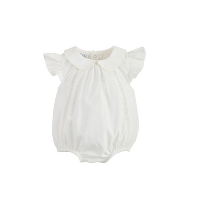 White Collared Poplin Bubble