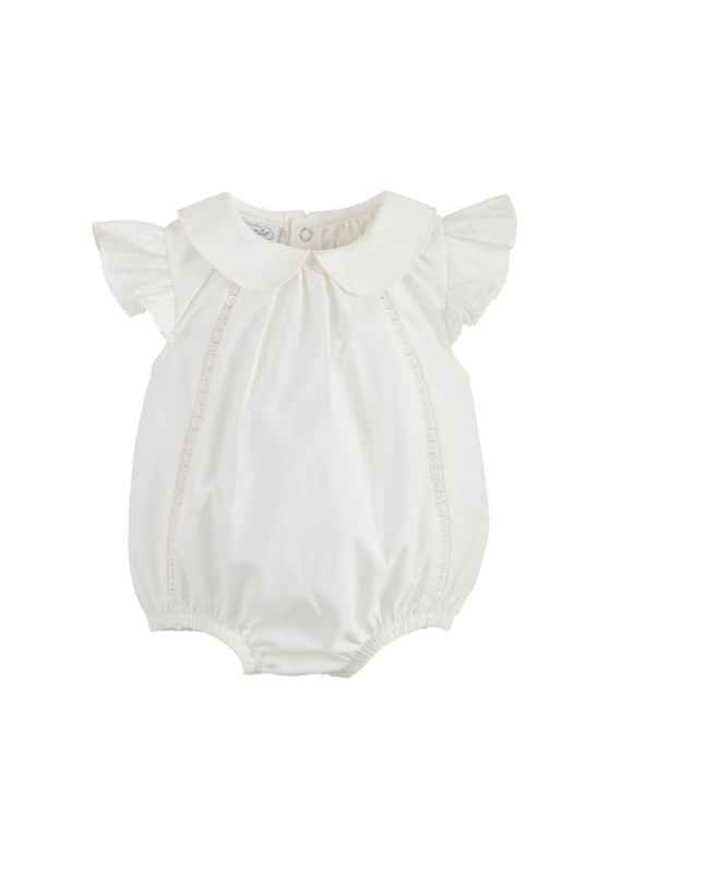 White Collared Poplin Bubble