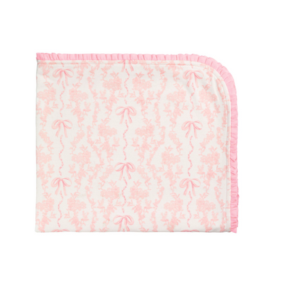 Toile Bow Arrival Blanket