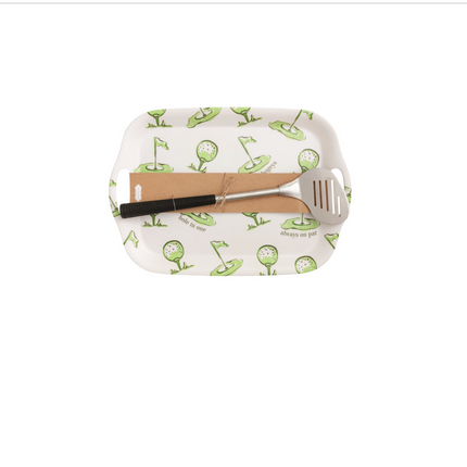 Golf Melamine Tray Set