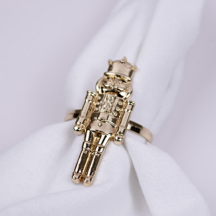 Nutcracker Napkin Rings, Set of 4