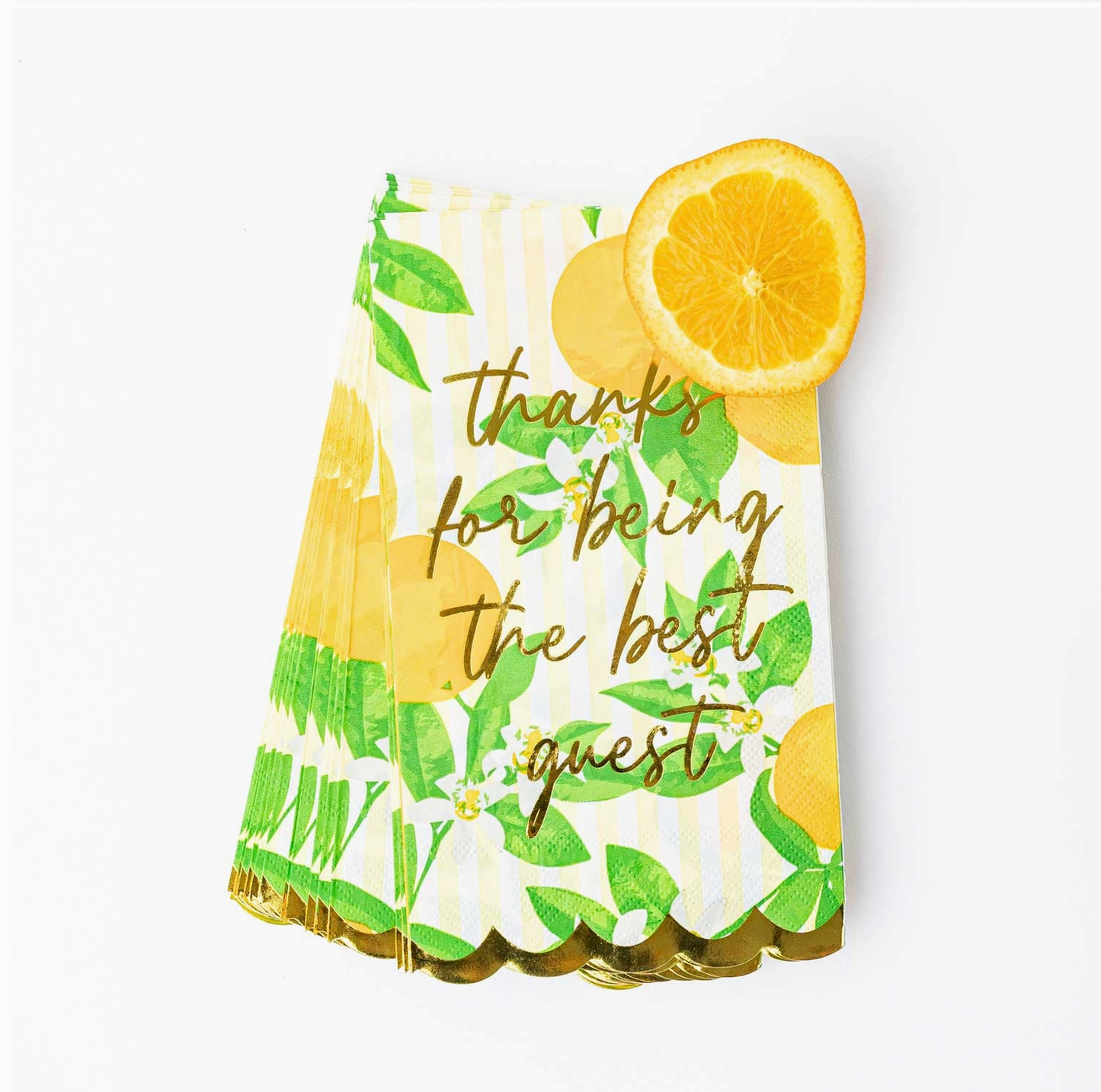 Orange Blossom Paper Guest Towel Packs