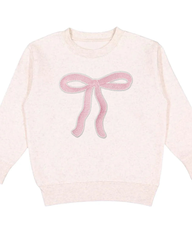 Coquette Bow Patch Sweatshirt