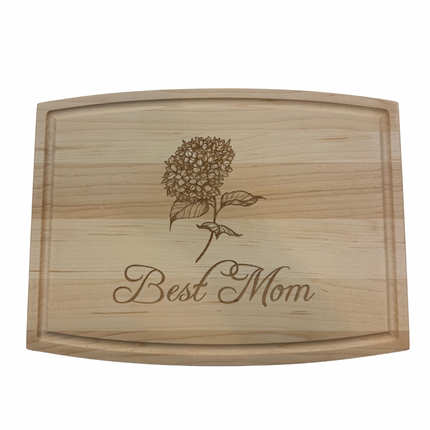 Arched Artisian Maple Board - Best Mom