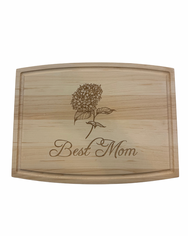 Arched Artisian Maple Board - Best Mom