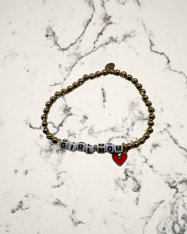 Family Names Gold Filled Beaded Bracelets