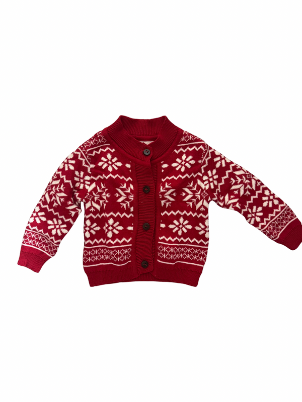 Fair Isle Knit Baby Sweater