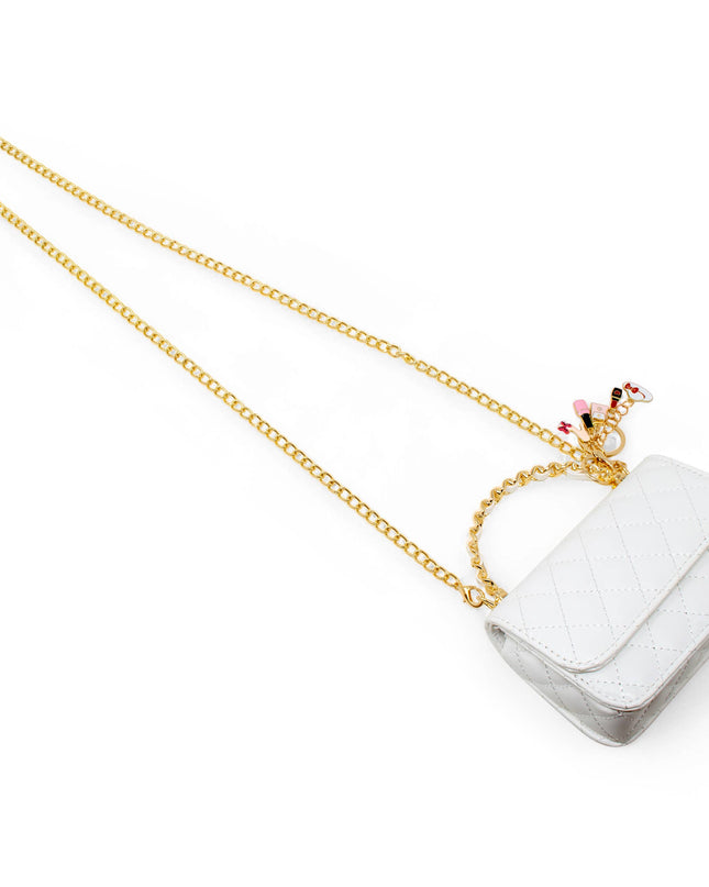 Girl's Classic Link Chain Top Handle Handbag