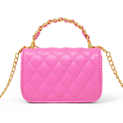 Girl's Classic Link Chain Top Handle Handbag