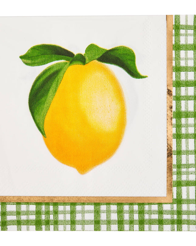 Cocktail Napkin Lemon