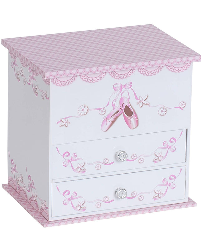 Angel Girls Ballerina Music Jewelry Box