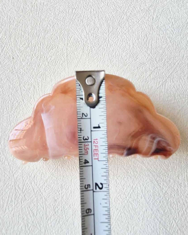Marbled Cloud Shape Hair Claw Clip
