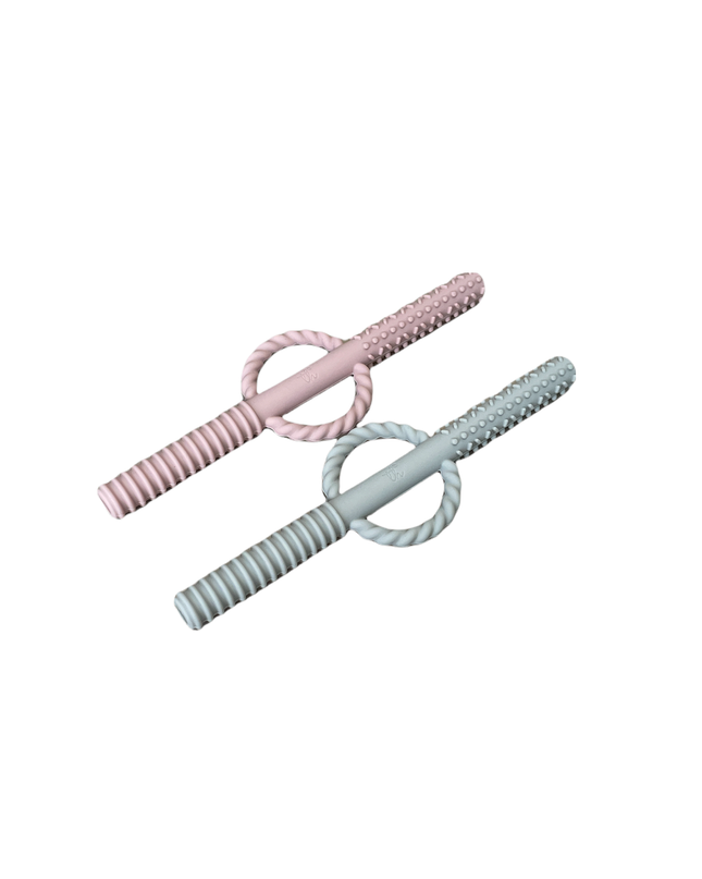 Three Hearts Teething Tube/Straw Sets All Silicone