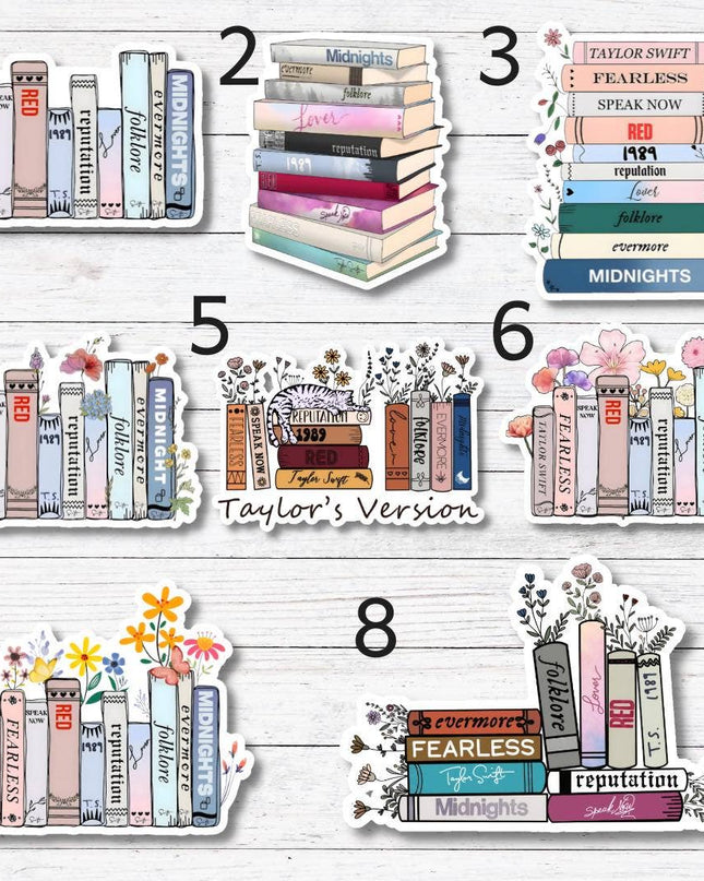 Taylor Swift Book 5 Sticker/Magnet: Glossy Vinyl