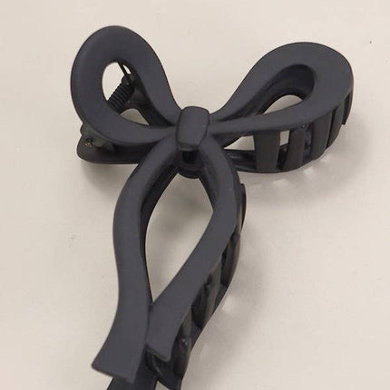 Matte Bow Hair Claw Clips