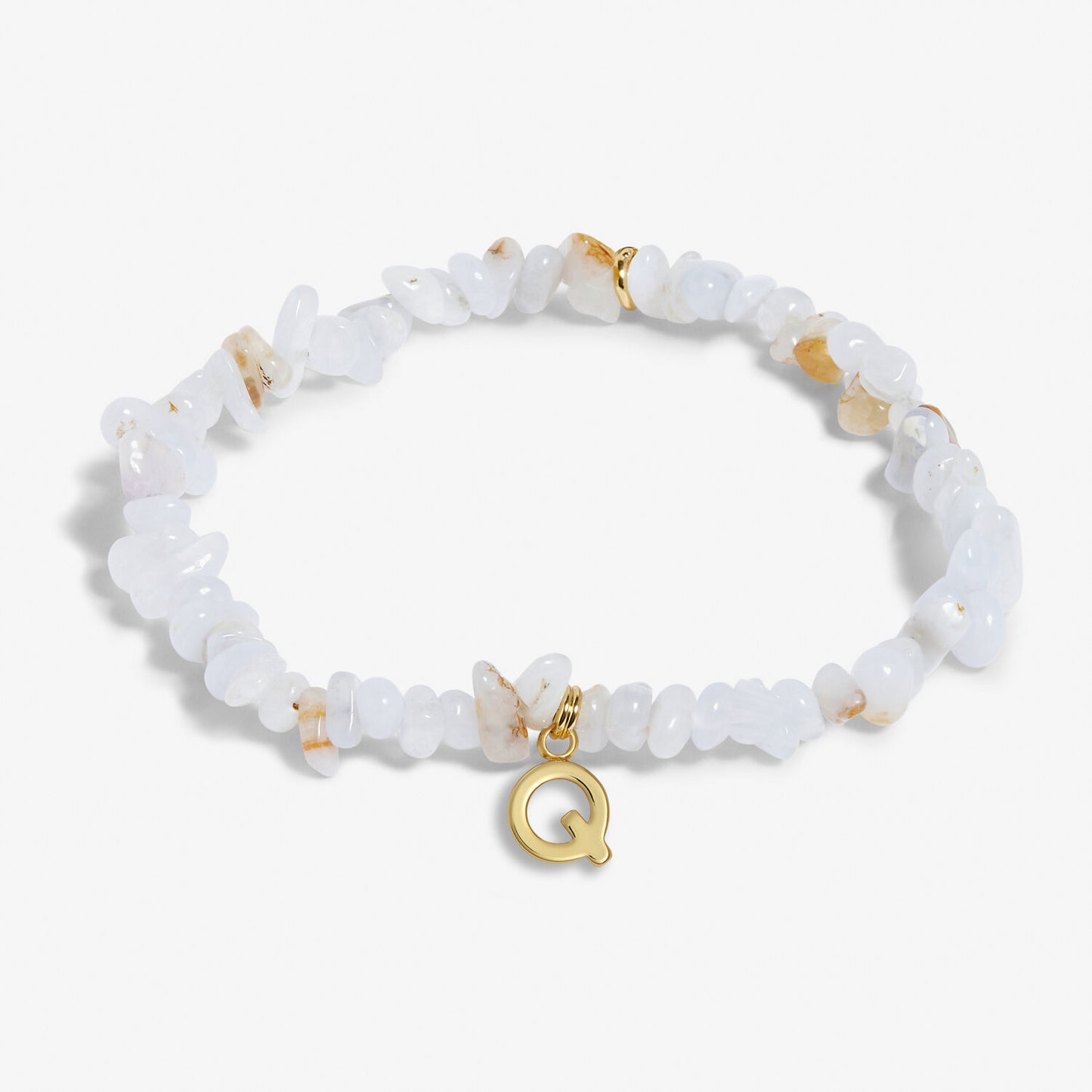 Crystal Alphabet Gold-tone Plated Bracelet