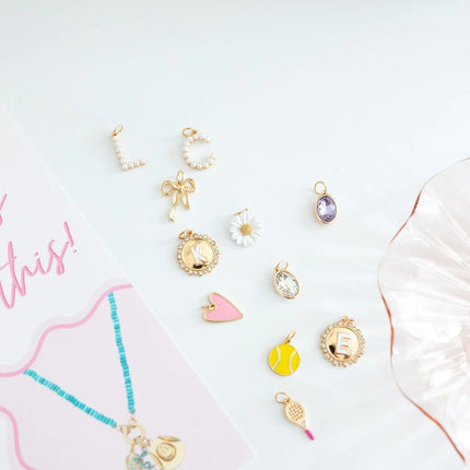 July Birthstone Charm in Ruby