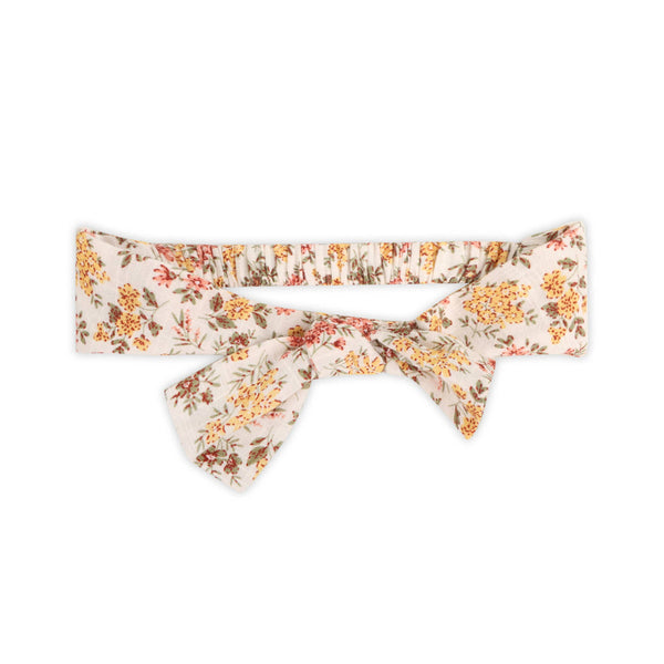 Florecita Floral Baby Romper & Headband Set