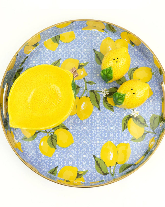 Lemon Round Tray