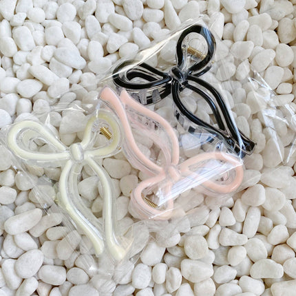 Annie Bow Hair Claw Clips