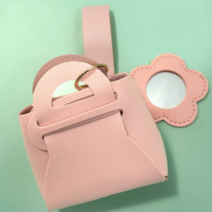 TRENDING VEGAN LEATHER PURSE BAG CHARM KEYCHAIN | 40KC124