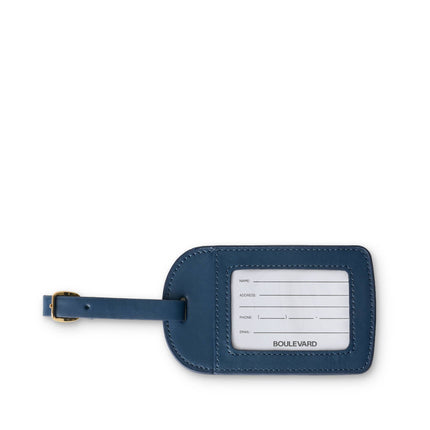 "Amelia" Leather Luggage Tag (Personalizable)