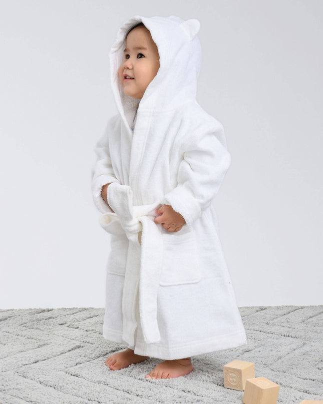 Essentials White Bathrobe