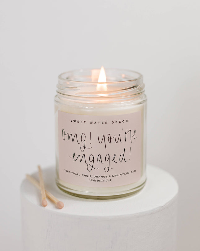 OMG! You're Engaged! Soy Candle