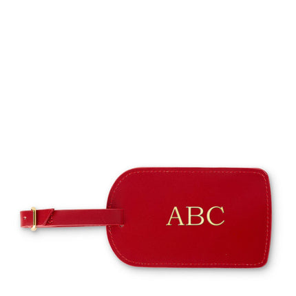 "Amelia" Leather Luggage Tag (Personalizable)