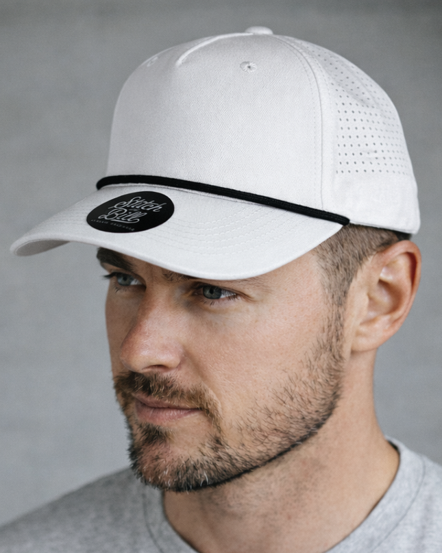Performance 5 Panel Rope Baseball Cap Air Flow Men Women