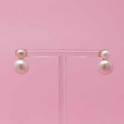 Classic Double Pearl Earrings