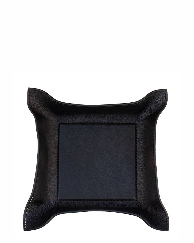 "Perry" Leather Valet Tray (Personalizable)