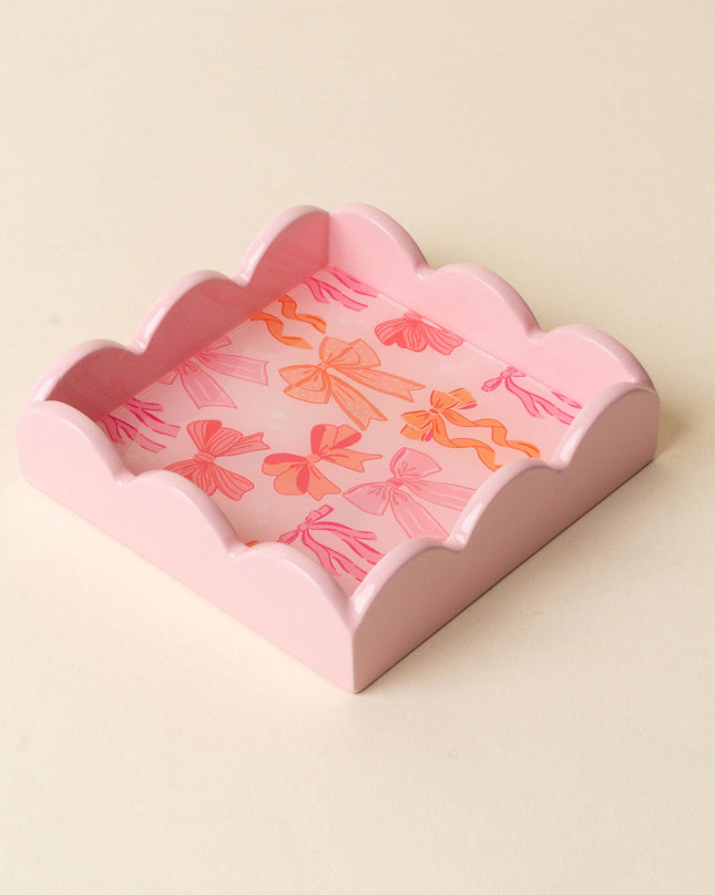 Scallop Trinket Tray - Blushing Bows