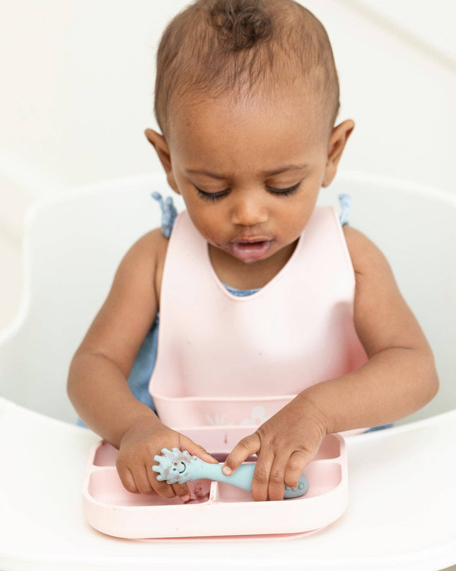 Fresh Blooms Little Bites Starter Bib