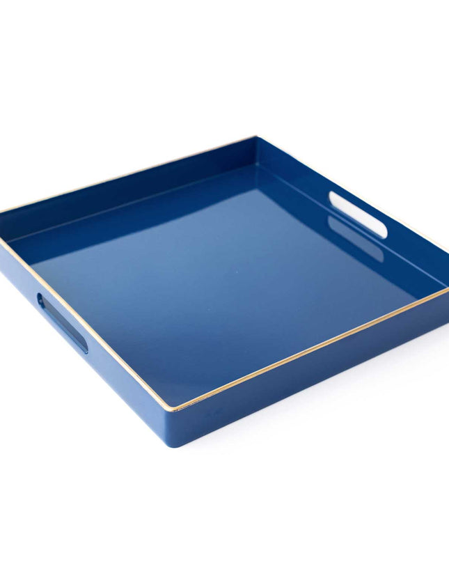 Navy Square Tray